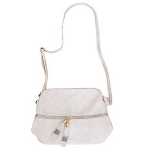 Leather Tassel‎ Tote Crossbody Brand New